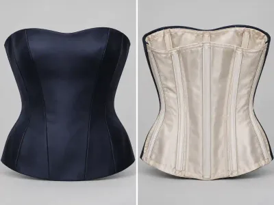 Boned Strapless Bodice Construction