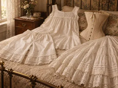 Chemise, Drawers and Petticoats