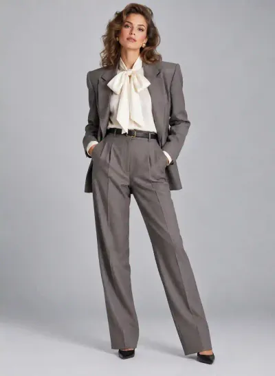 The Power Tie and Bow Blouse